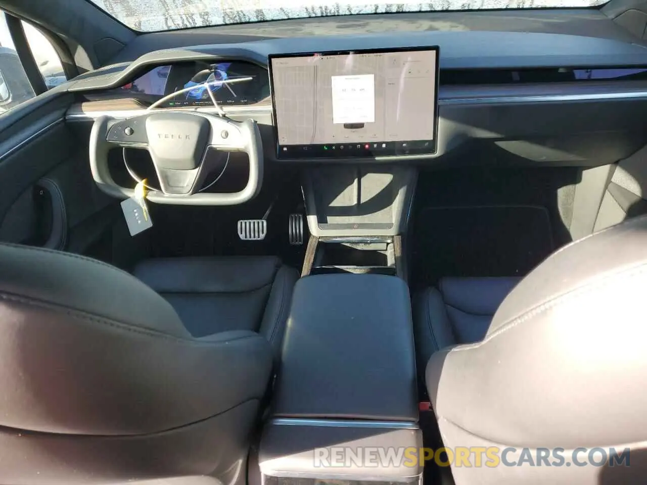 8 fotografías del automóvil dañado 7SAXCBE5XNF362497 TESLA MODEL X 2022