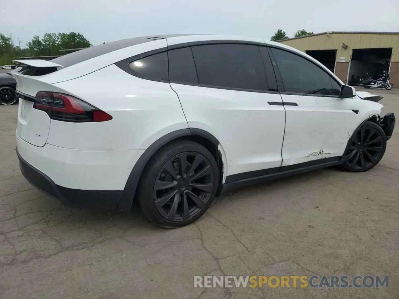 3 fotografías del automóvil dañado 7SAXCBE60NF329534 TESLA MODEL X 2022
