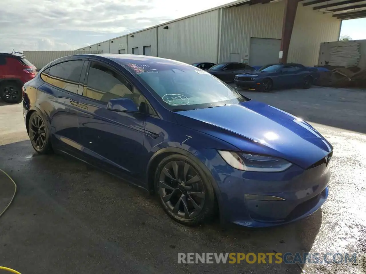 1 fotografías del automóvil dañado 7SAXCBE60NF332708 TESLA MODEL X 2022
