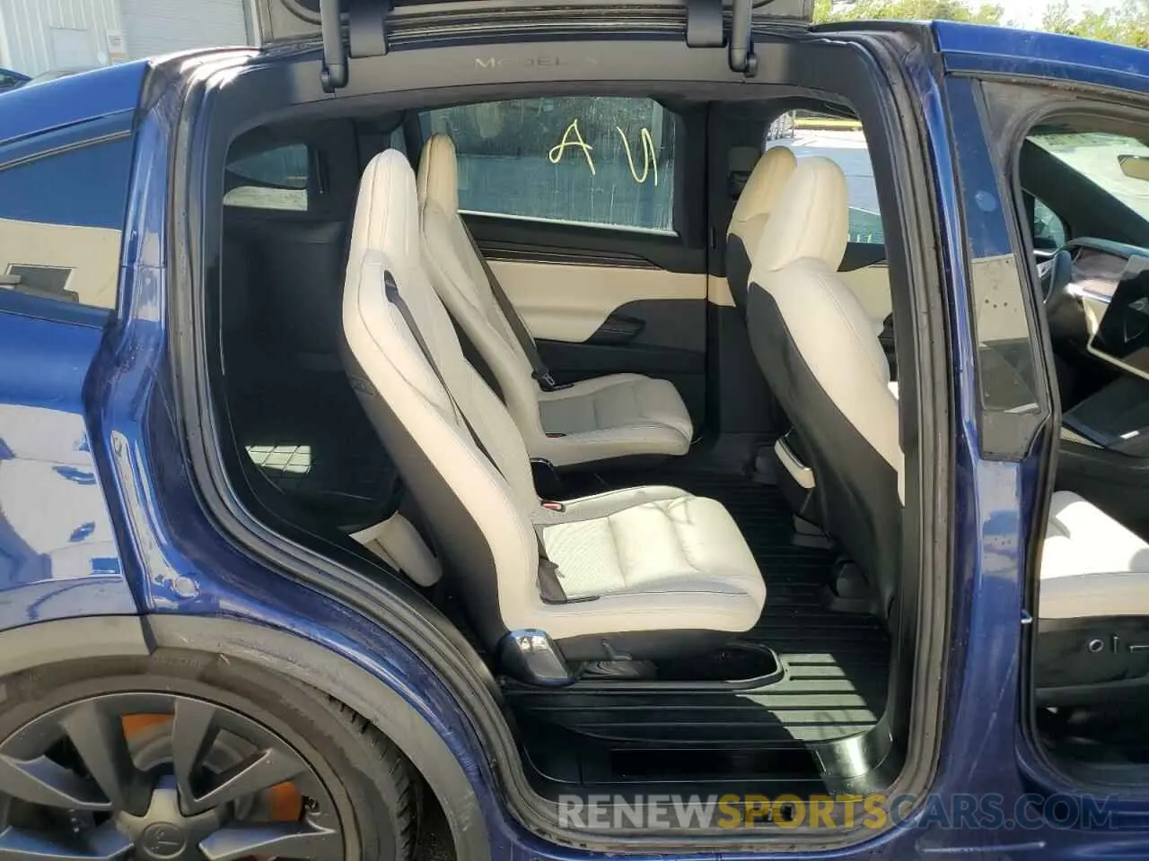6 fotografías del automóvil dañado 7SAXCBE60NF332708 TESLA MODEL X 2022