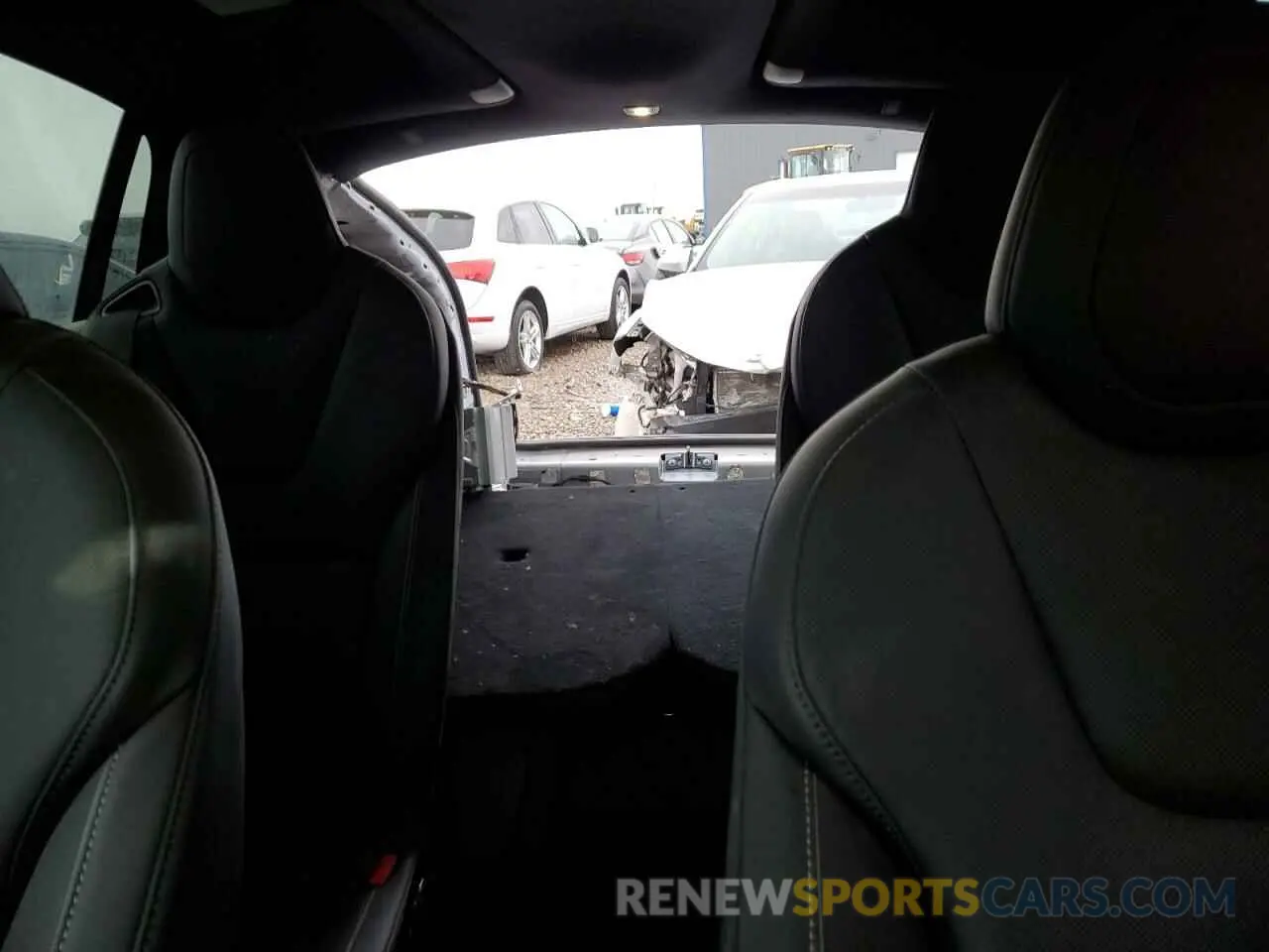 10 fotografías del automóvil dañado 7SAXCBE60NF343319 TESLA MODEL X 2022