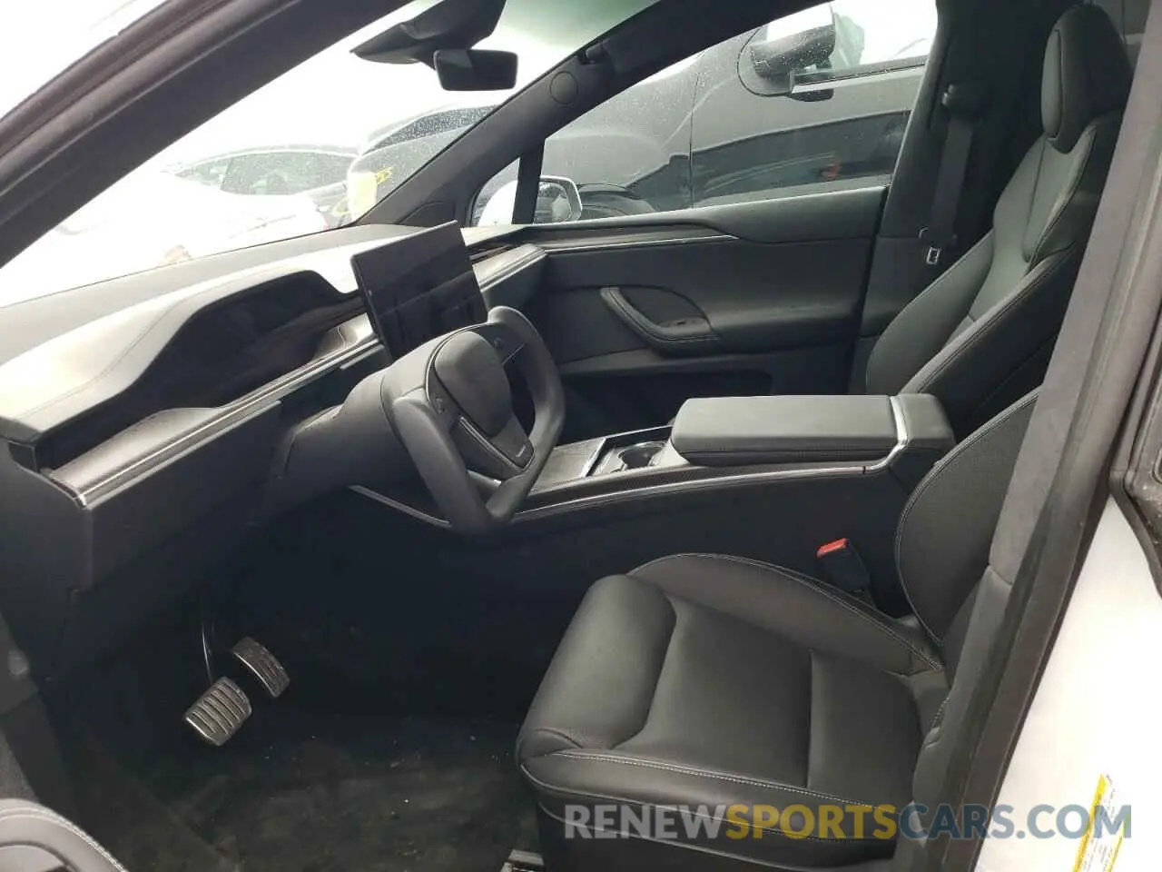 7 fotografías del automóvil dañado 7SAXCBE60NF343319 TESLA MODEL X 2022