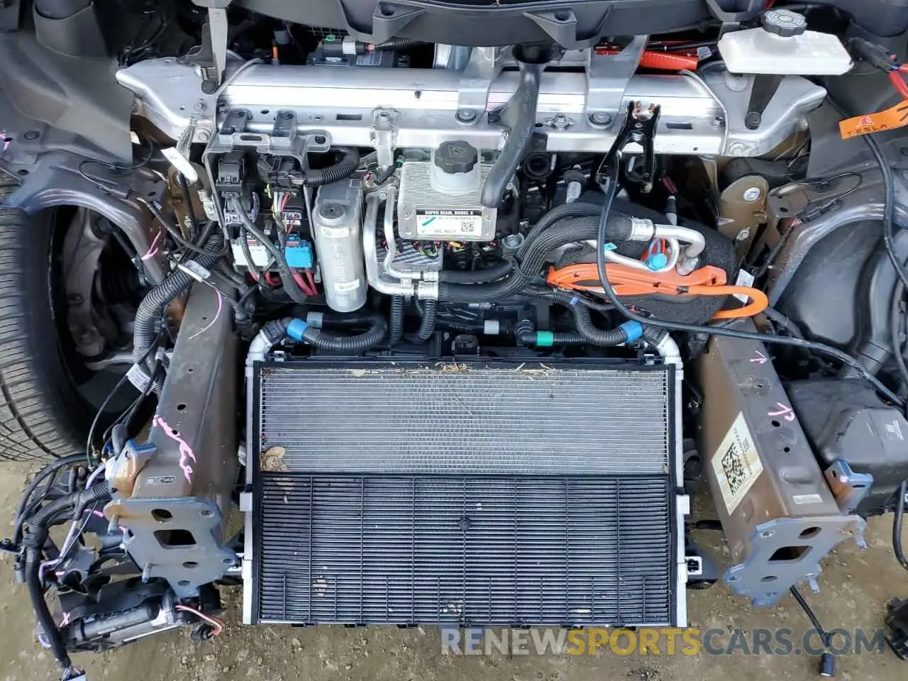 12 fotografías del automóvil dañado 7SAXCBE61NF337769 TESLA MODEL X 2022