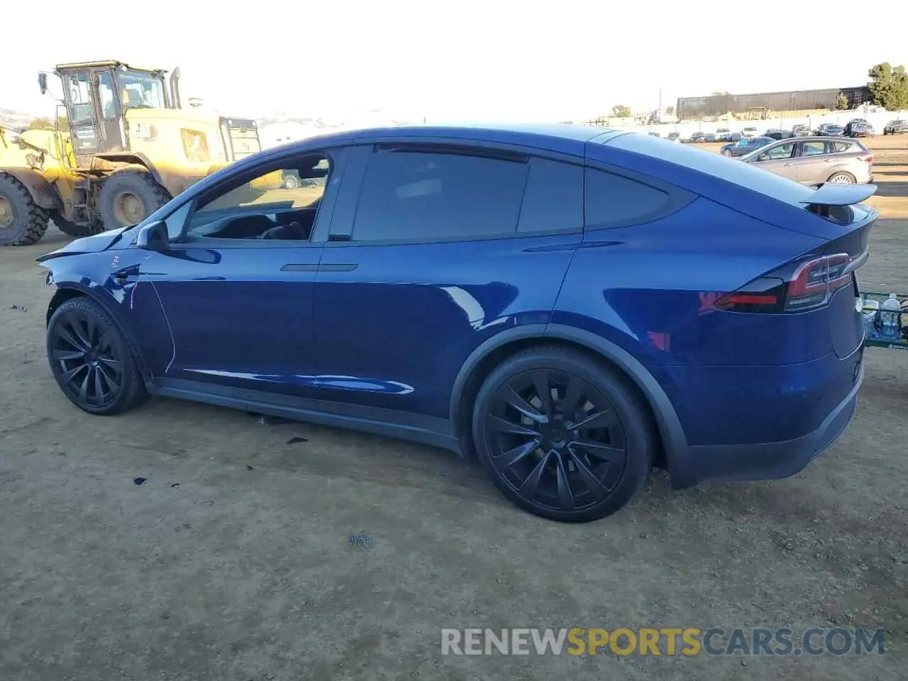 2 fotografías del automóvil dañado 7SAXCBE61NF337769 TESLA MODEL X 2022