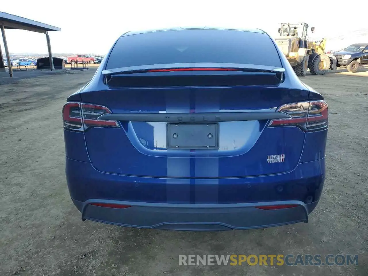 6 fotografías del automóvil dañado 7SAXCBE61NF337769 TESLA MODEL X 2022