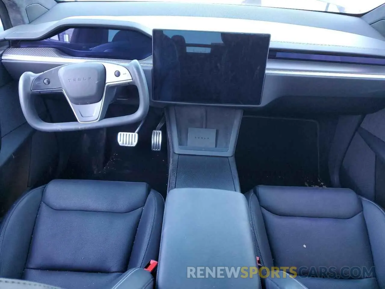 8 fotografías del automóvil dañado 7SAXCBE61NF337769 TESLA MODEL X 2022