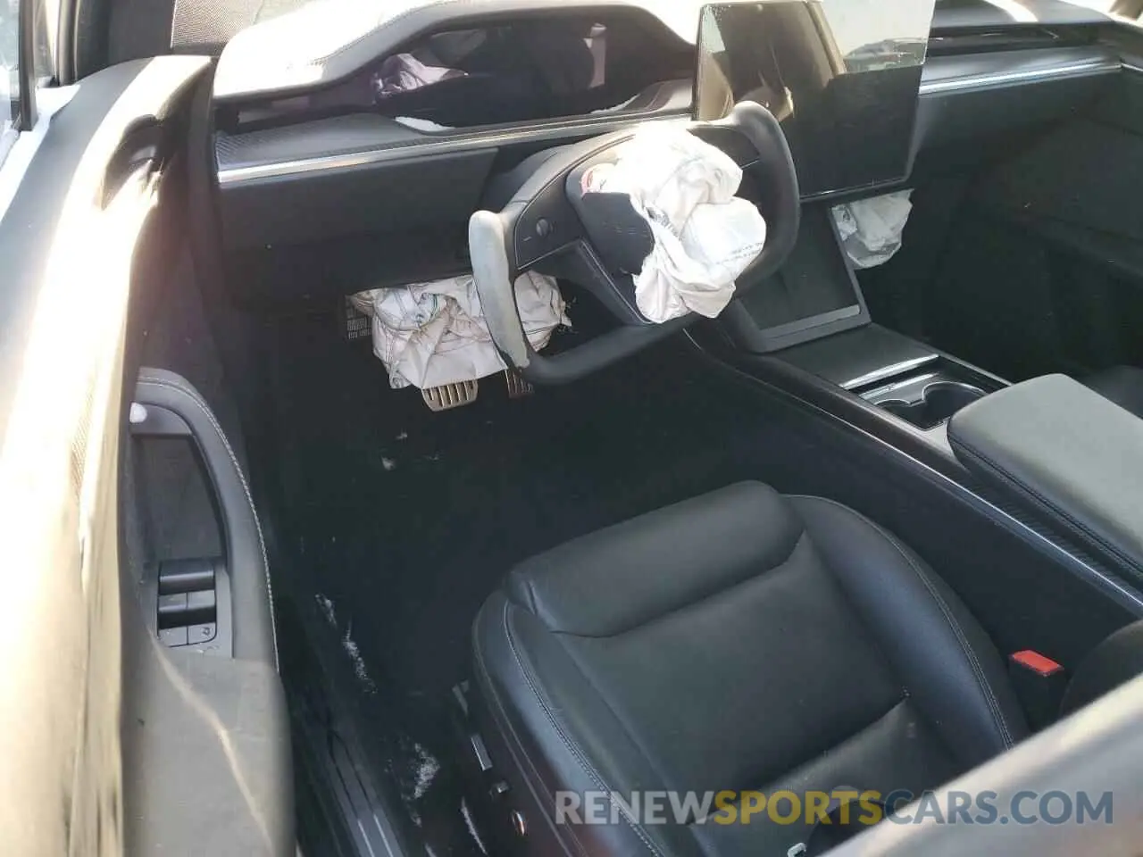 8 fotografías del automóvil dañado 7SAXCBE61NF339991 TESLA MODEL X 2022