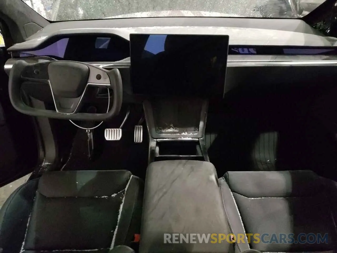 8 fotografías del automóvil dañado 7SAXCBE62NF342673 TESLA MODEL X 2022