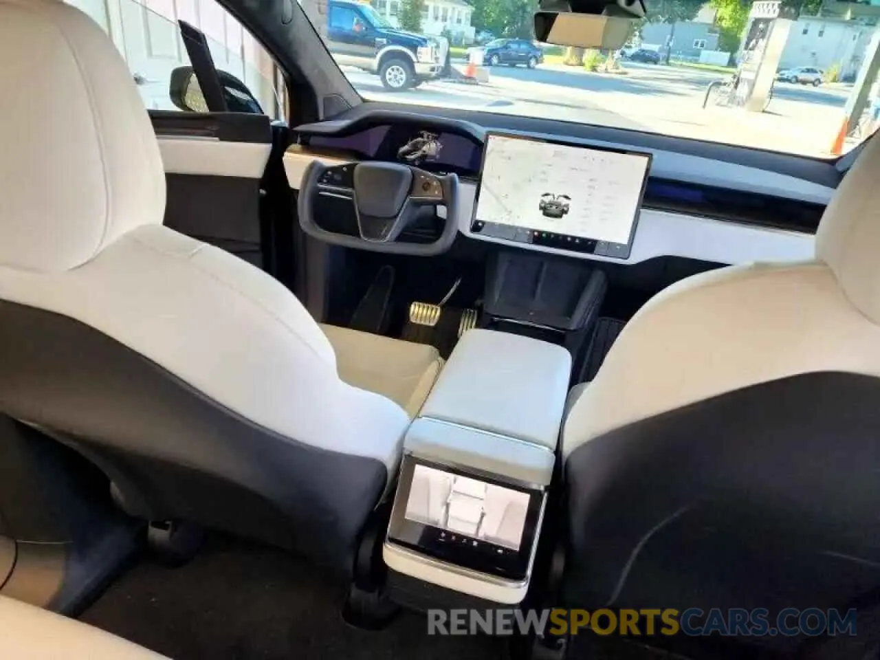7 fotografías del automóvil dañado 7SAXCBE63NF333030 TESLA MODEL X 2022