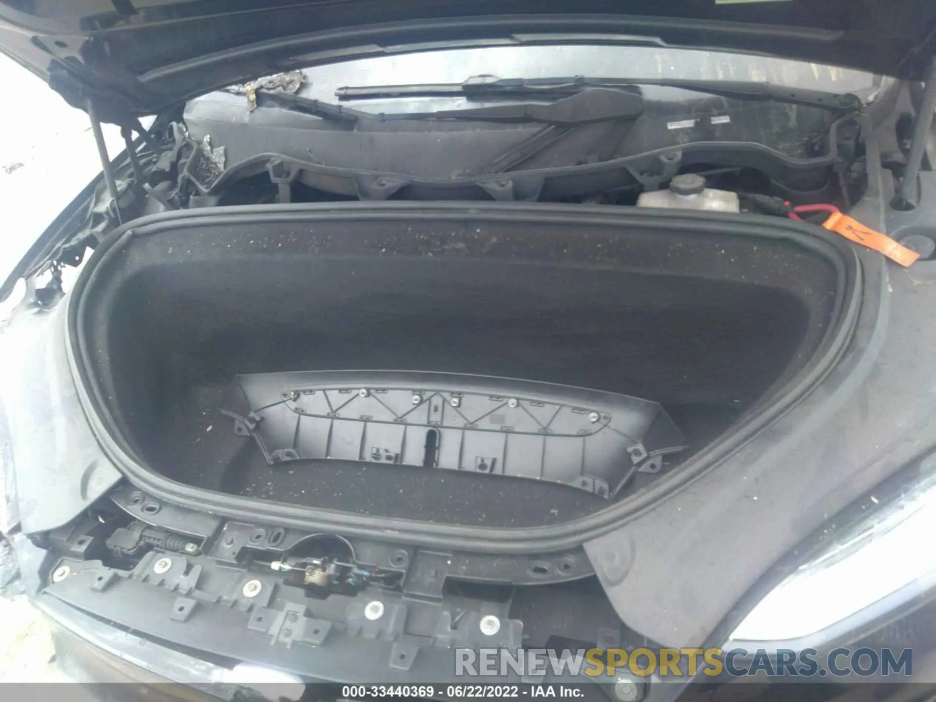 10 fotografías del automóvil dañado 7SAXCBE63NF337305 TESLA MODEL X 2022