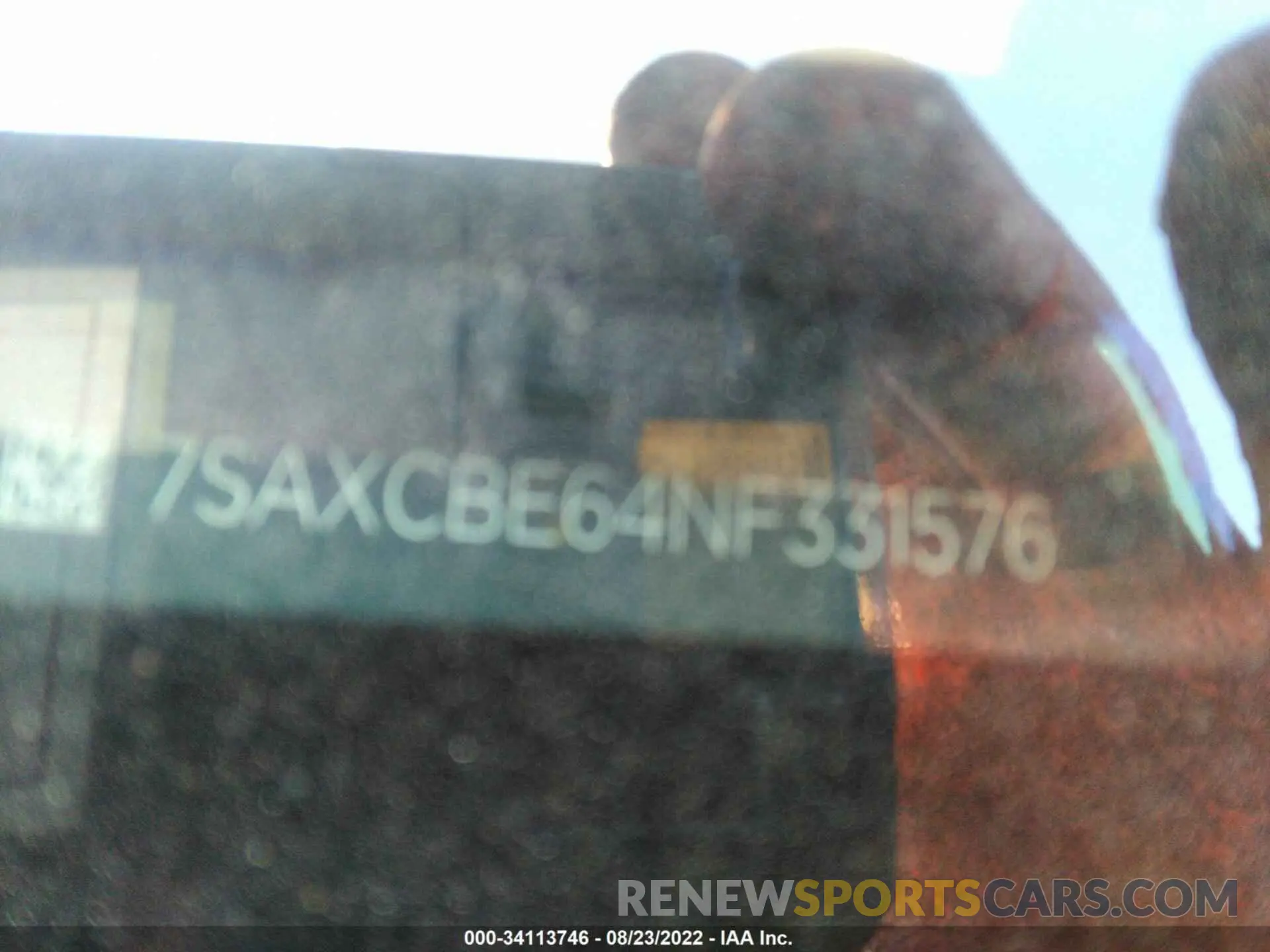 9 fotografías del automóvil dañado 7SAXCBE64NF331576 TESLA MODEL X 2022