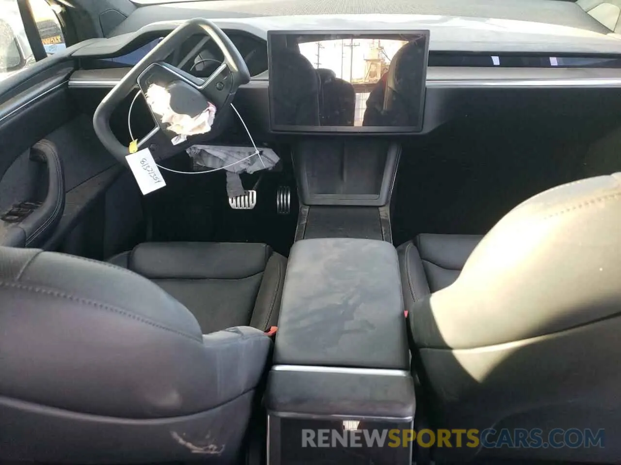 8 fotografías del automóvil dañado 7SAXCBE64NF332484 TESLA MODEL X 2022
