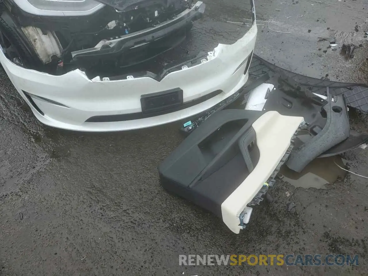 12 fotografías del automóvil dañado 7SAXCBE64NF349365 TESLA MODEL X 2022