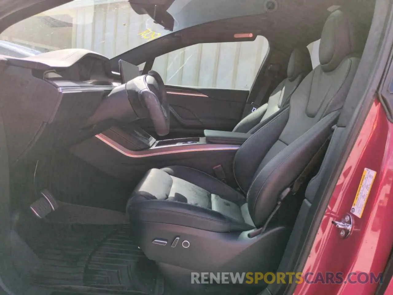 7 fotografías del automóvil dañado 7SAXCBE64NF358499 TESLA MODEL X 2022