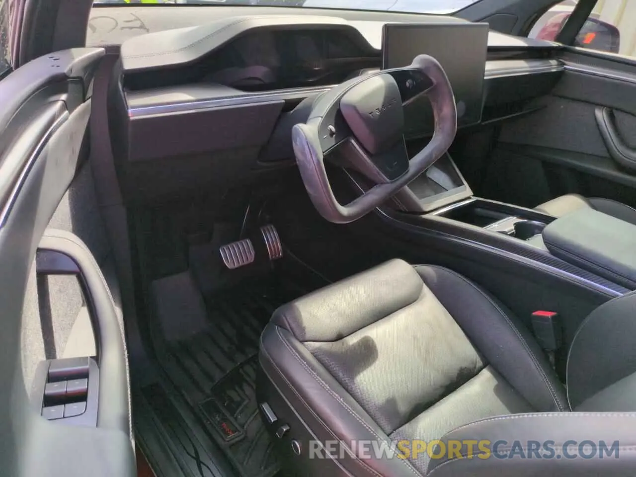 8 fotografías del automóvil dañado 7SAXCBE64NF358499 TESLA MODEL X 2022