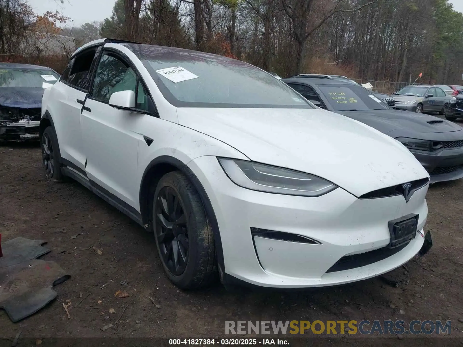 1 fotografías del automóvil dañado 7SAXCBE65NF341601 TESLA MODEL X 2022