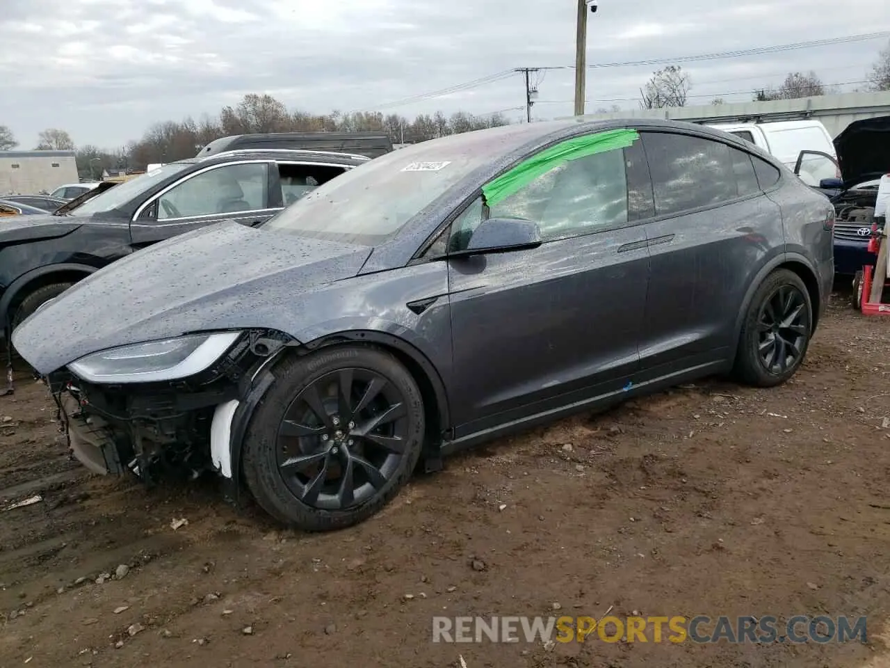 1 fotografías del automóvil dañado 7SAXCBE65NF355403 TESLA MODEL X 2022