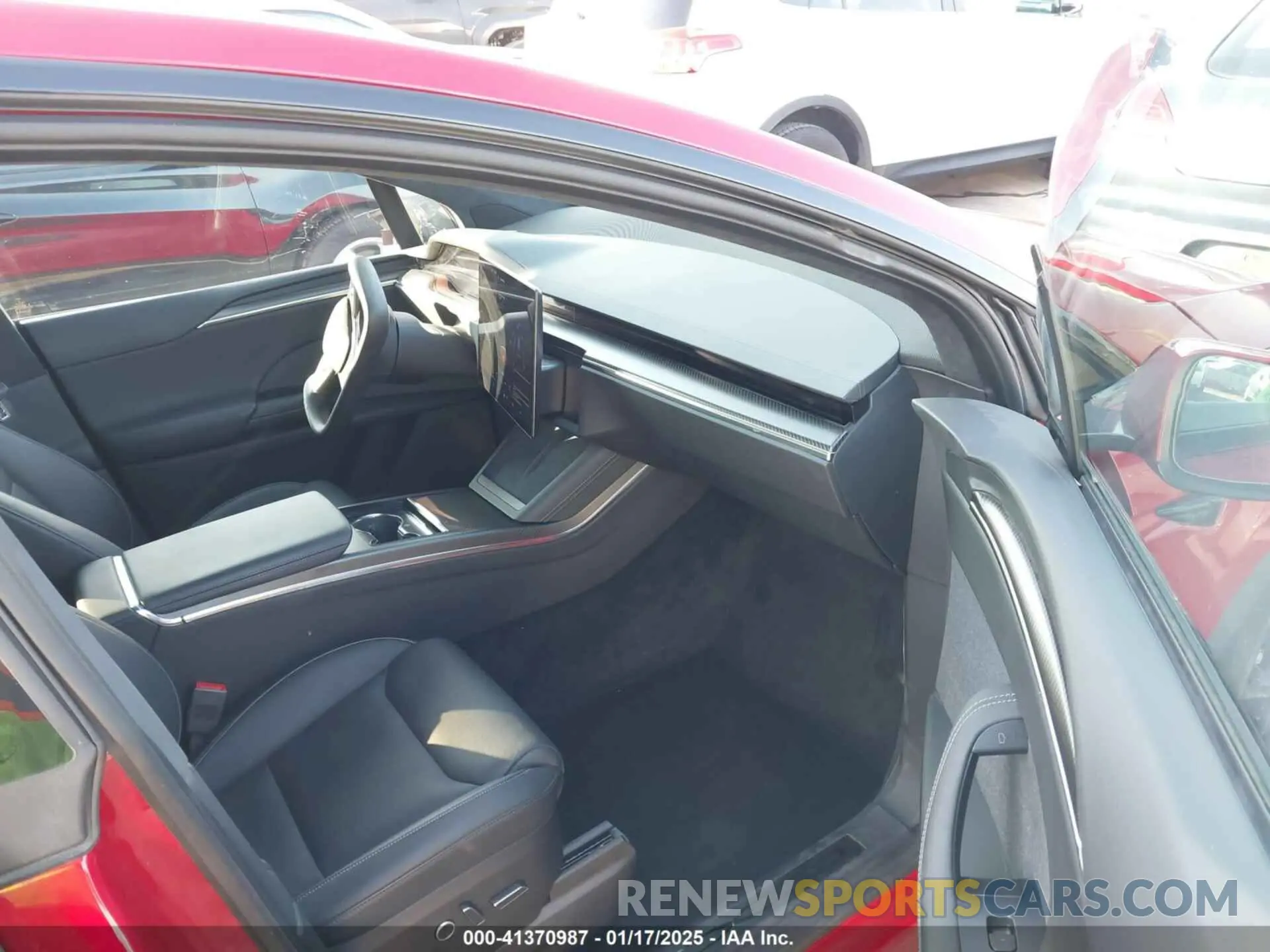 5 fotografías del automóvil dañado 7SAXCBE65NF357152 TESLA MODEL X 2022