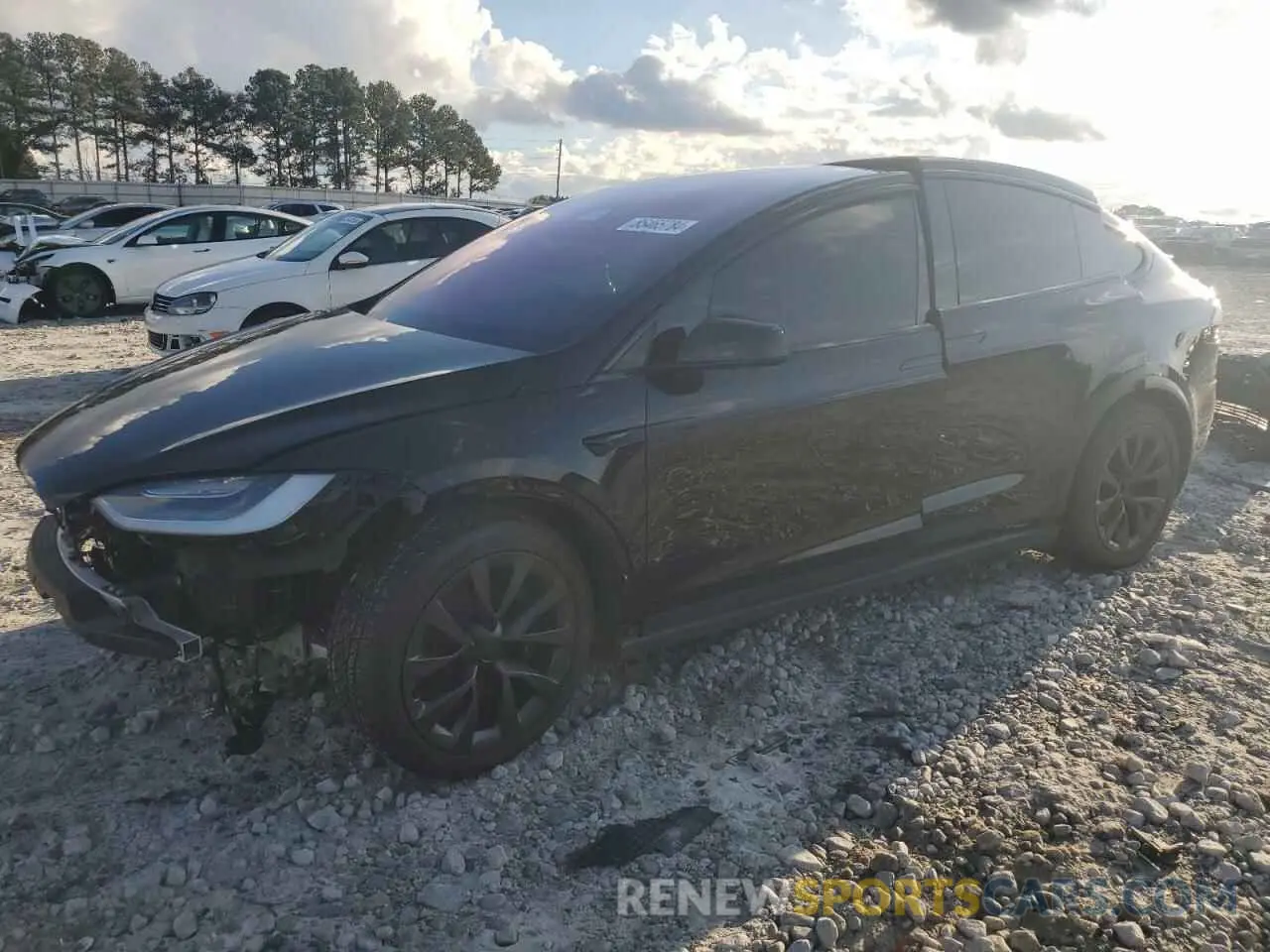 1 fotografías del automóvil dañado 7SAXCBE66NF331899 TESLA MODEL X 2022