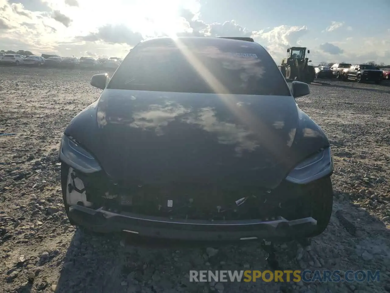 5 fotografías del automóvil dañado 7SAXCBE66NF331899 TESLA MODEL X 2022