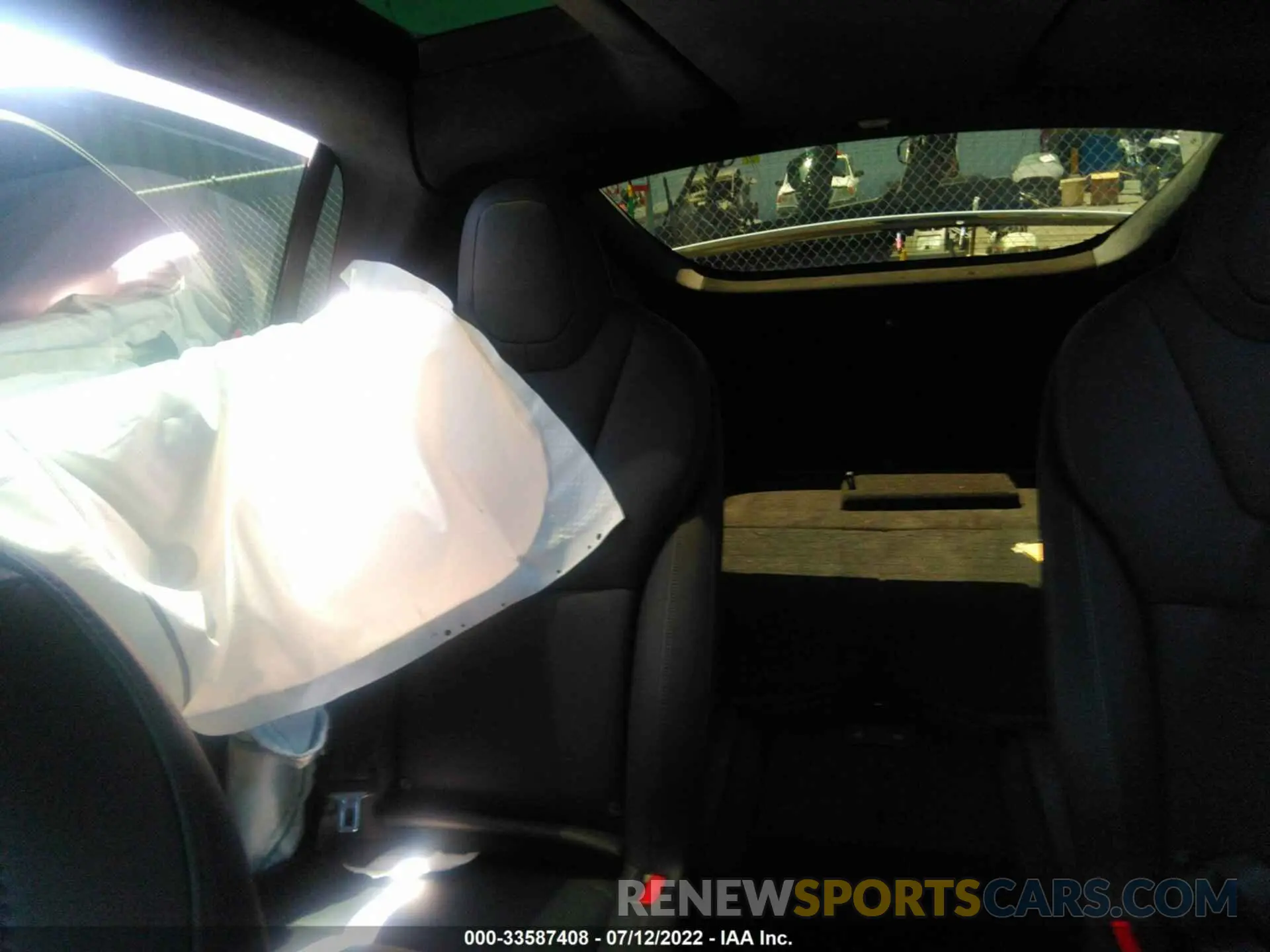 8 fotografías del automóvil dañado 7SAXCBE66NF337864 TESLA MODEL X 2022