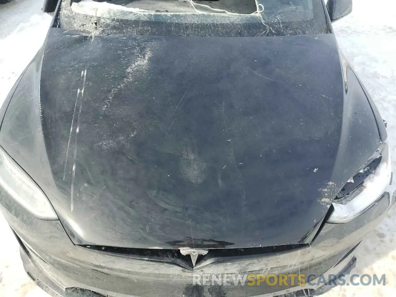 12 fotografías del automóvil dañado 7SAXCBE66NF342093 TESLA MODEL X 2022