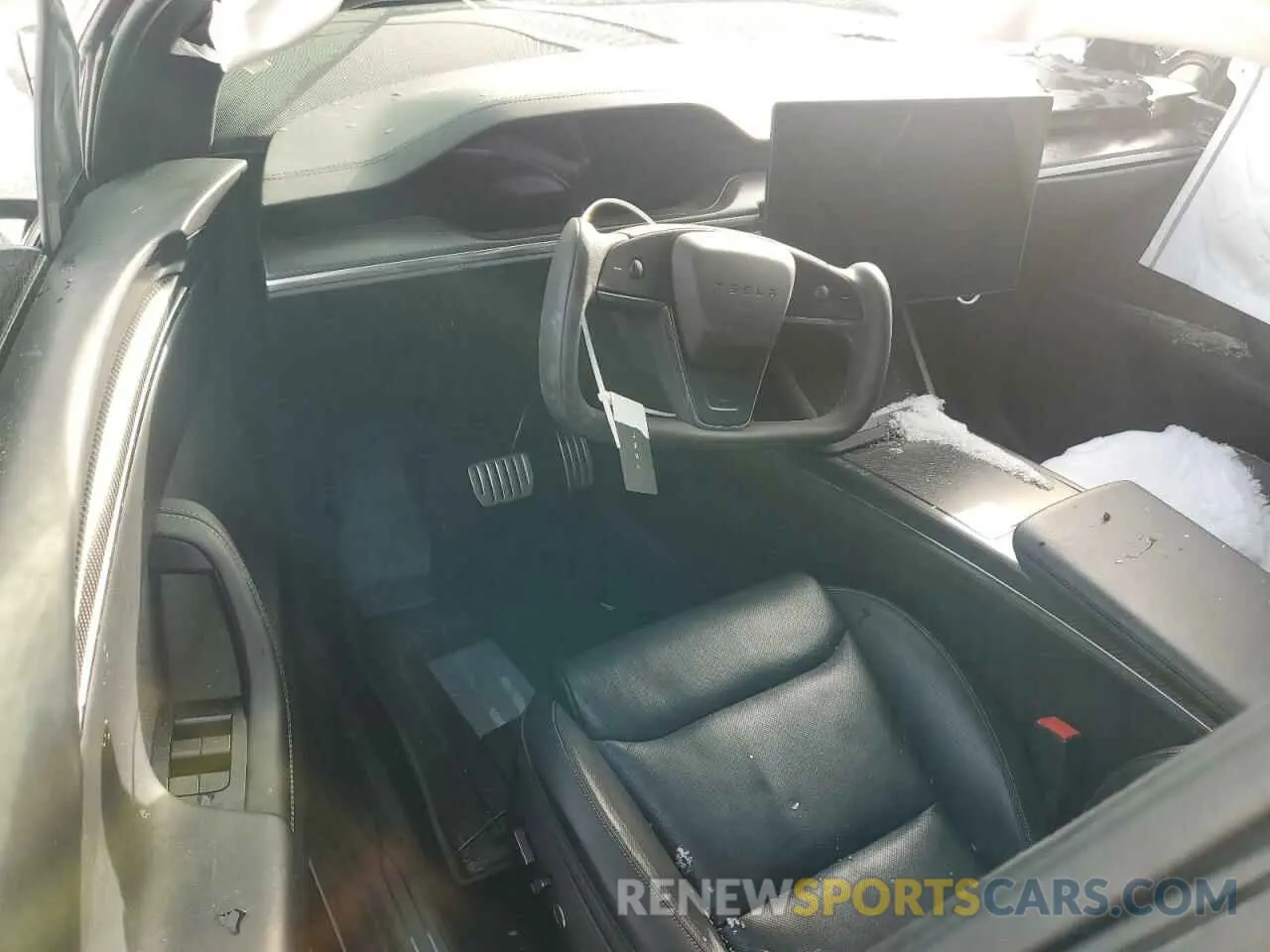 8 fotografías del automóvil dañado 7SAXCBE66NF342093 TESLA MODEL X 2022