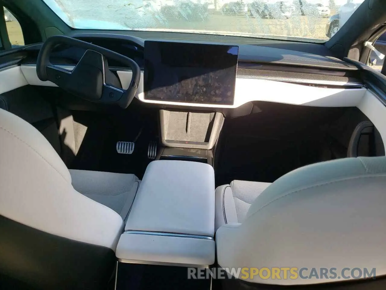 8 fotografías del automóvil dañado 7SAXCBE67NF350431 TESLA MODEL X 2022
