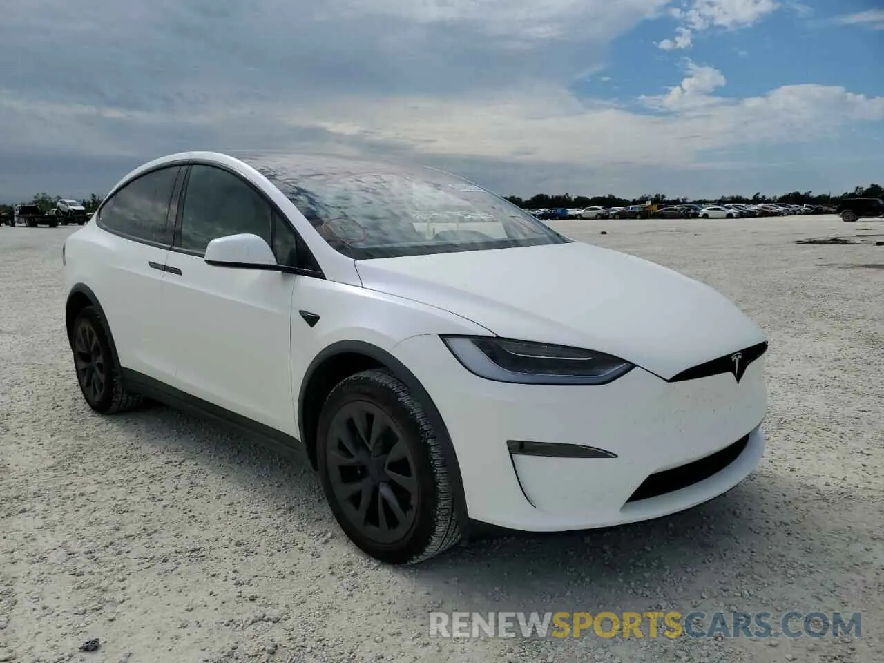 4 fotografías del automóvil dañado 7SAXCBE67NF353216 TESLA MODEL X 2022