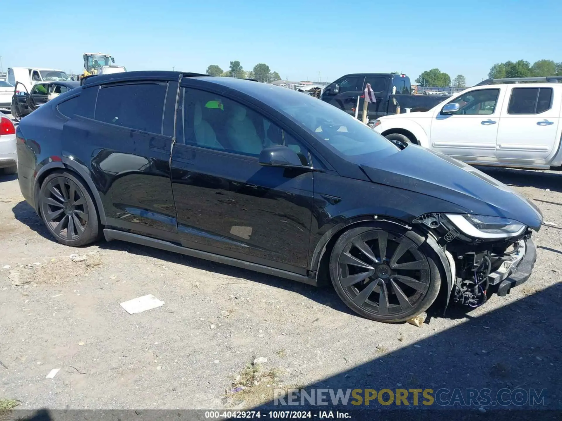 1 fotografías del automóvil dañado 7SAXCBE67NF355693 TESLA MODEL X 2022