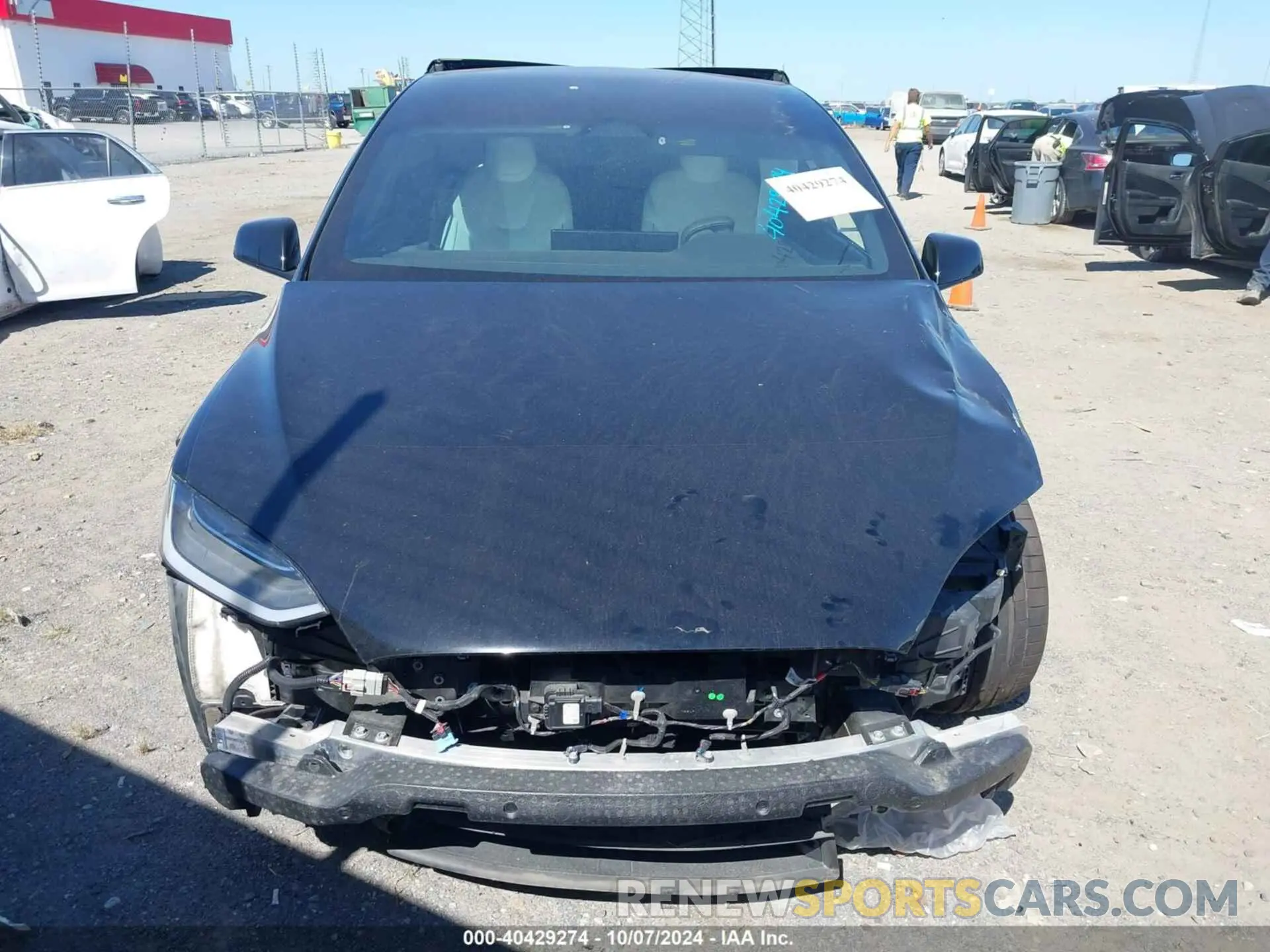 13 fotografías del automóvil dañado 7SAXCBE67NF355693 TESLA MODEL X 2022