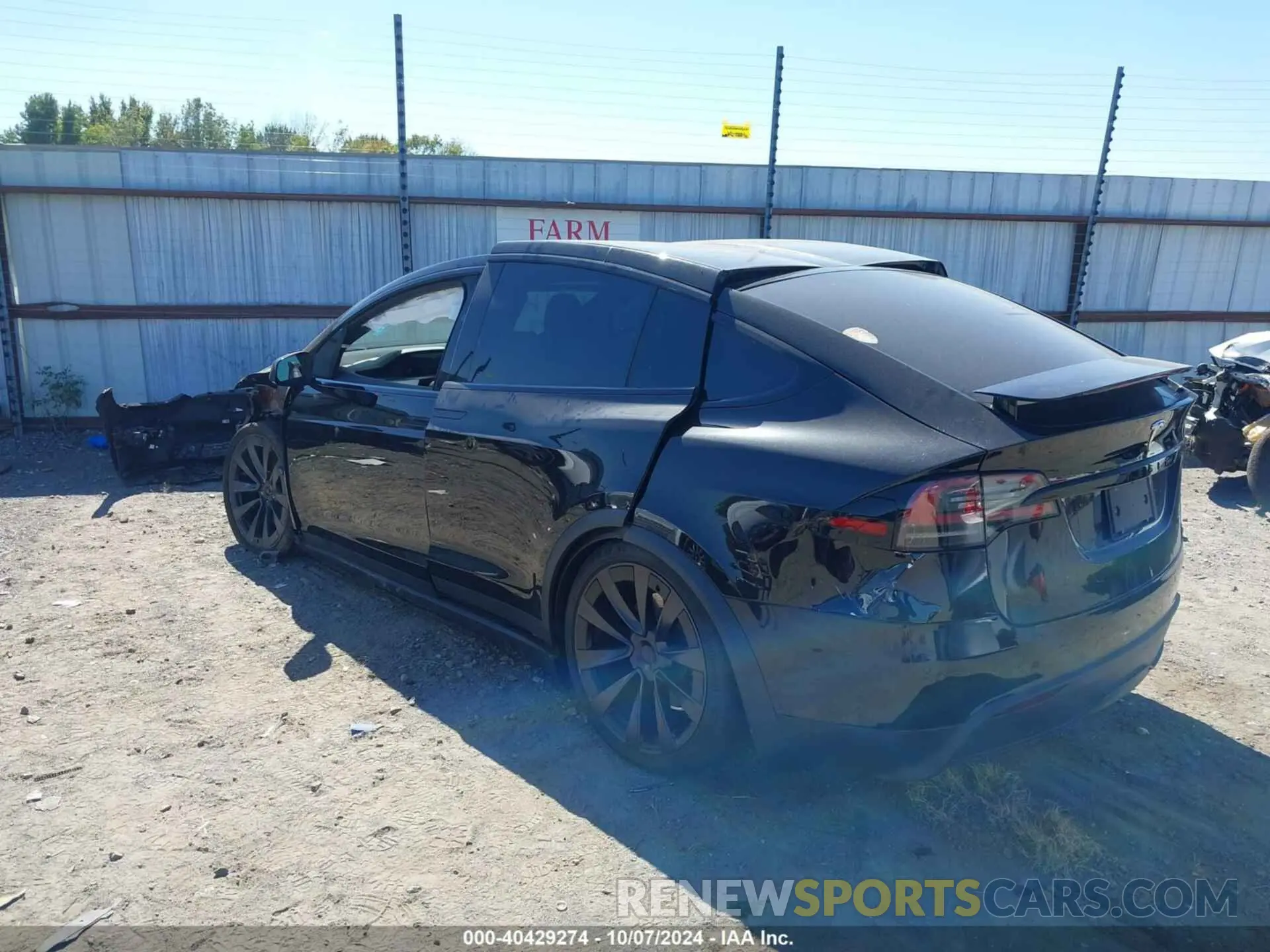 3 fotografías del automóvil dañado 7SAXCBE67NF355693 TESLA MODEL X 2022