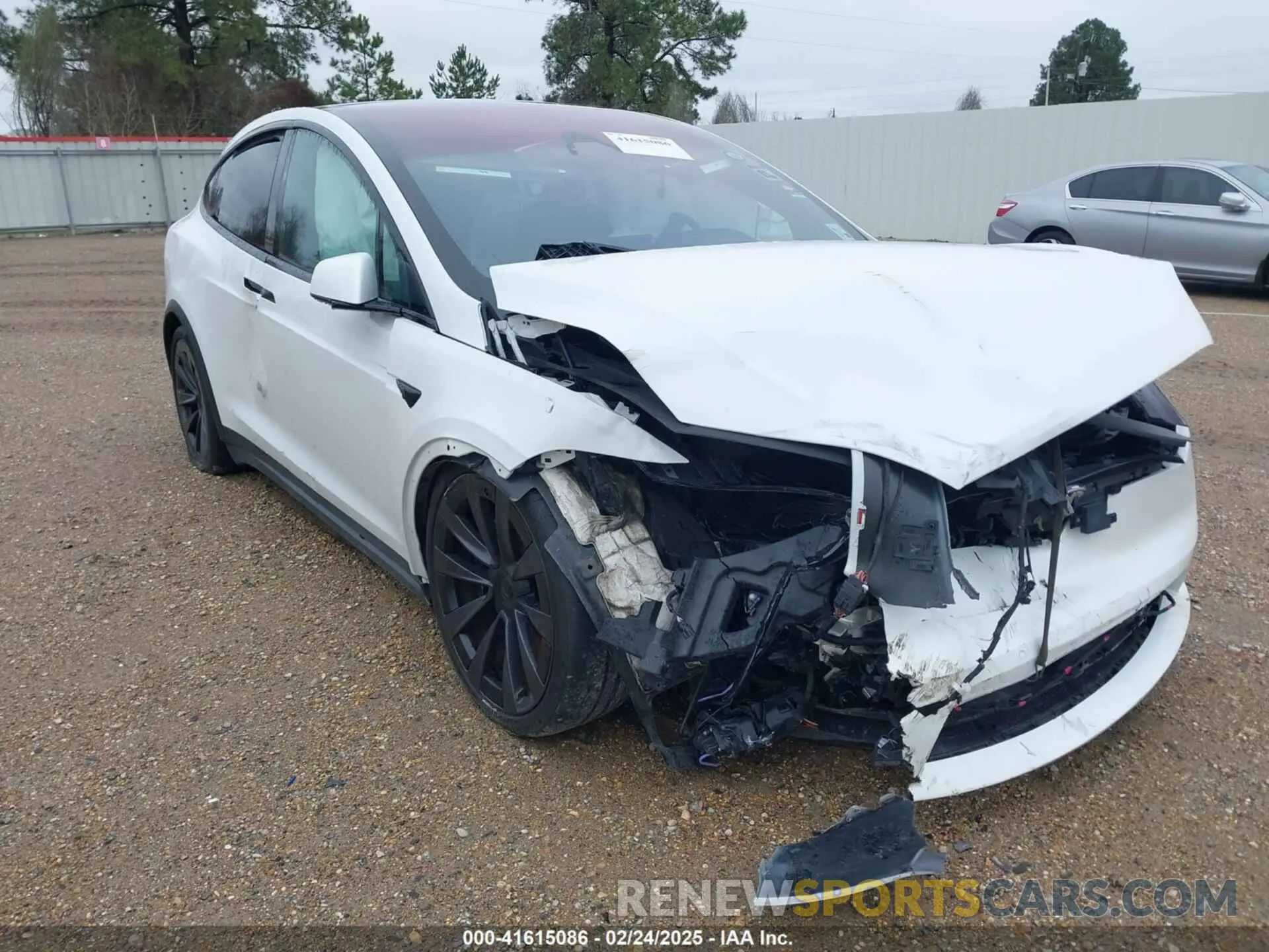 1 fotografías del automóvil dañado 7SAXCBE68NF333394 TESLA MODEL X 2022