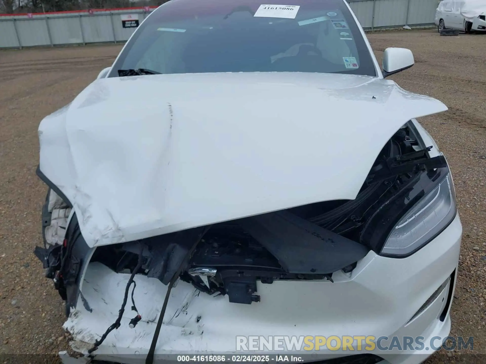 10 fotografías del automóvil dañado 7SAXCBE68NF333394 TESLA MODEL X 2022