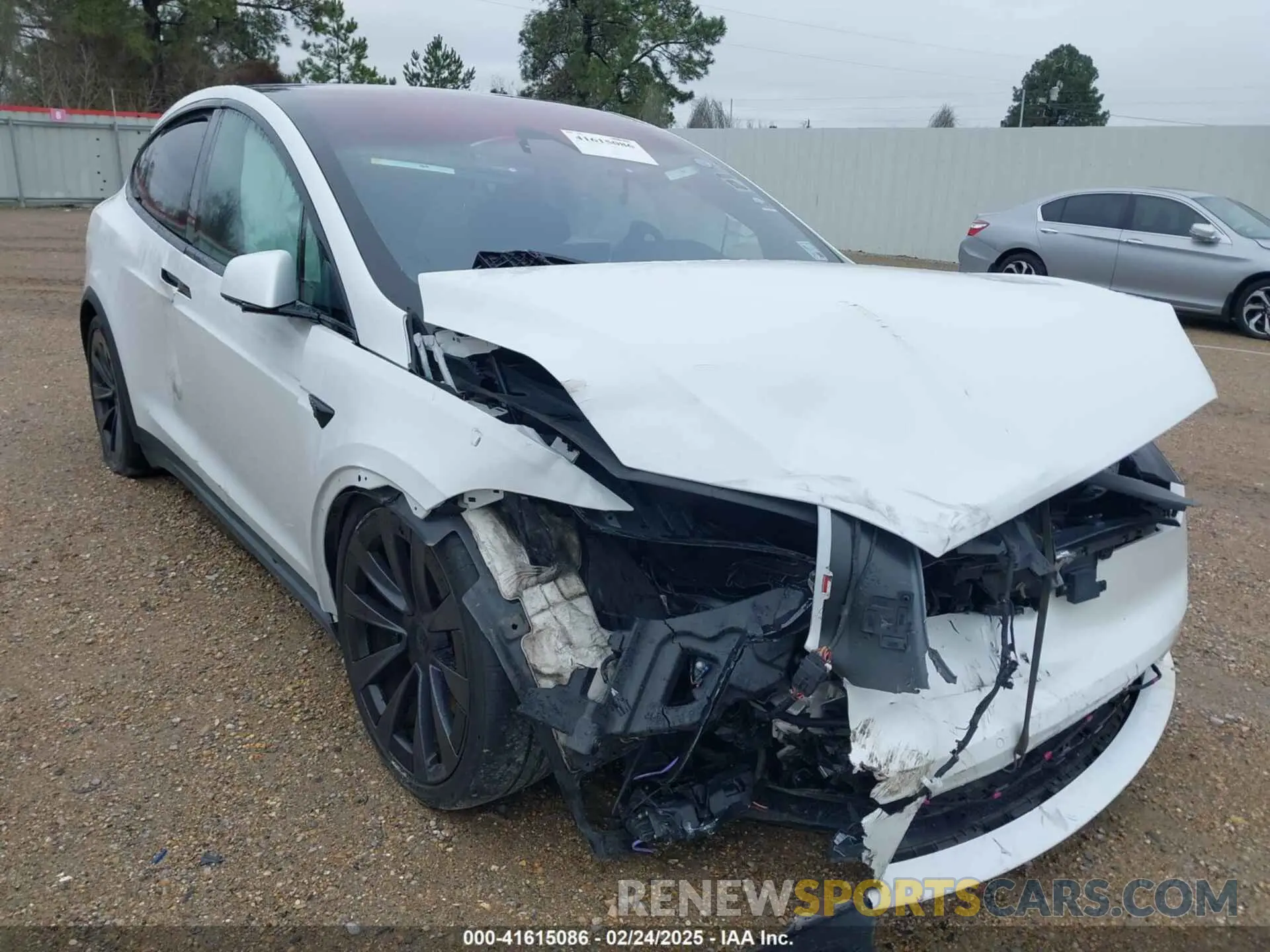 6 fotografías del automóvil dañado 7SAXCBE68NF333394 TESLA MODEL X 2022