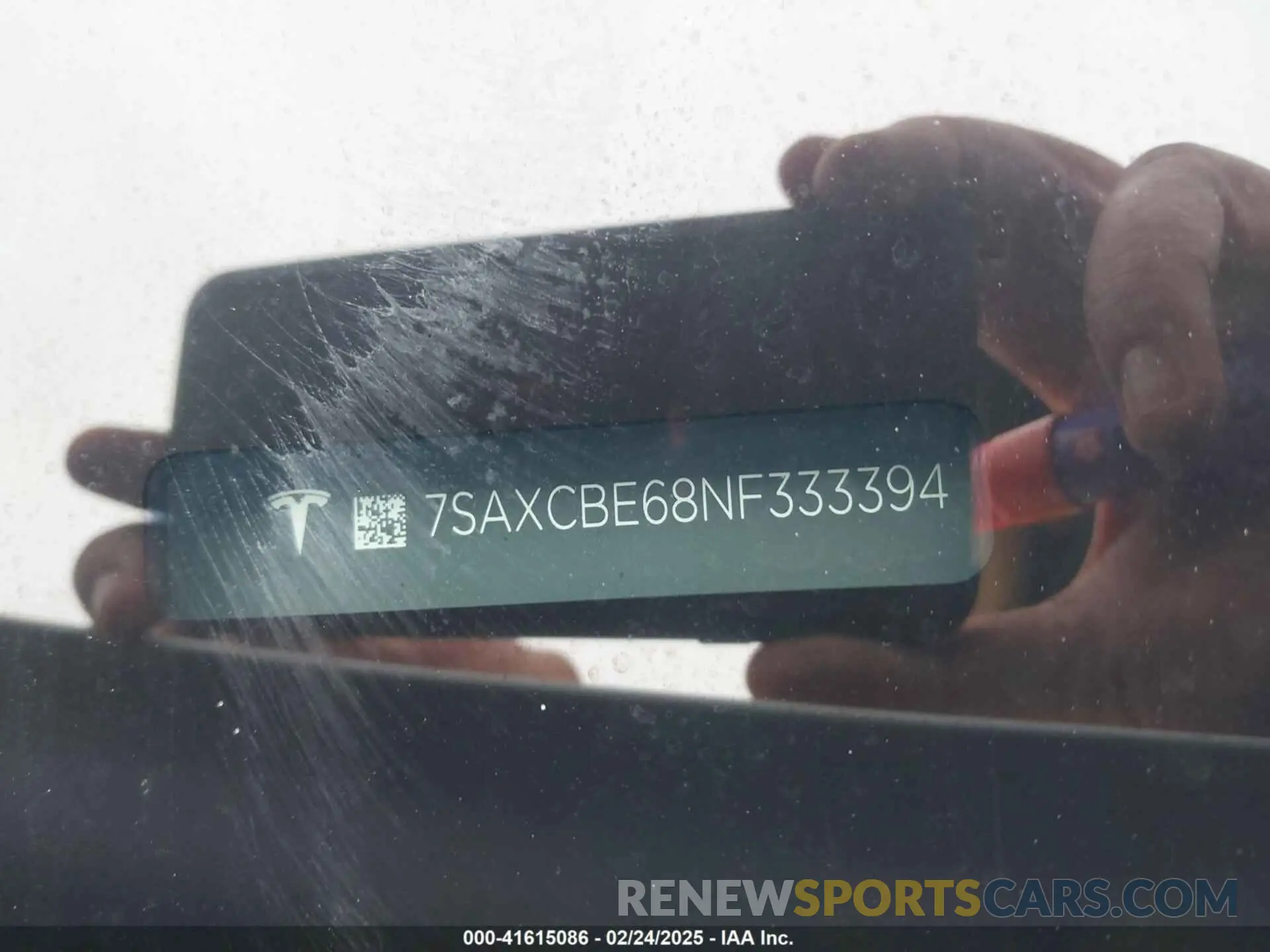 9 fotografías del automóvil dañado 7SAXCBE68NF333394 TESLA MODEL X 2022