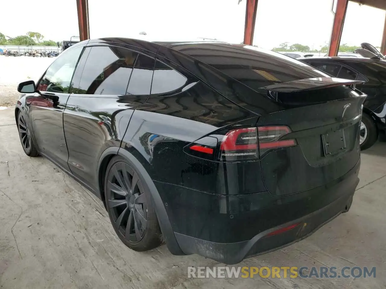 3 fotografías del automóvil dañado 7SAXCBE68NF340412 TESLA MODEL X 2022