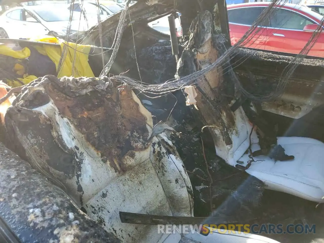6 fotografías del automóvil dañado 7SAXCBE68NF341544 TESLA MODEL X 2022