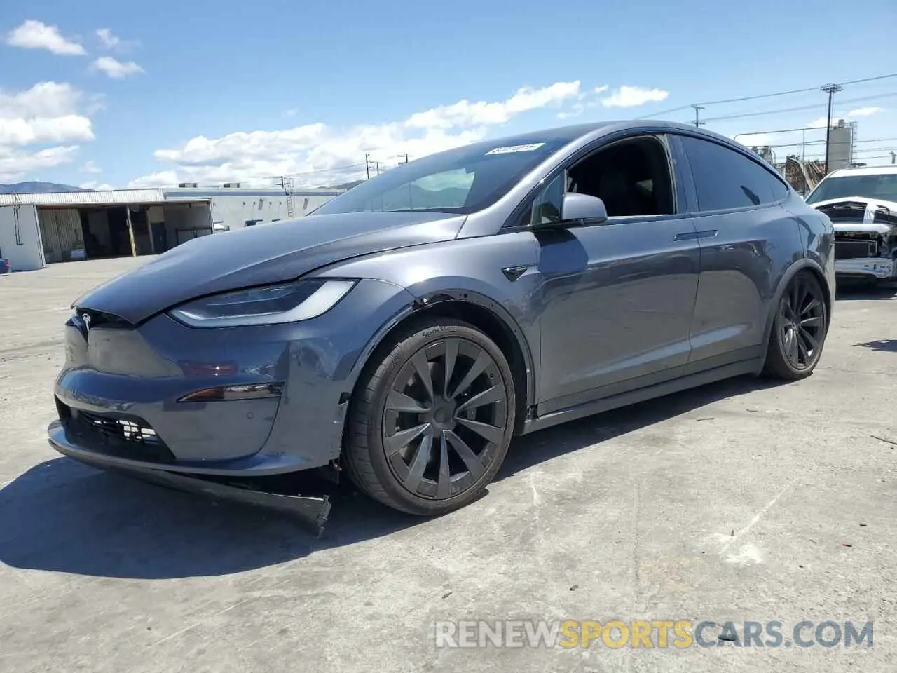 1 fotografías del automóvil dañado 7SAXCBE68NF362443 TESLA MODEL X 2022