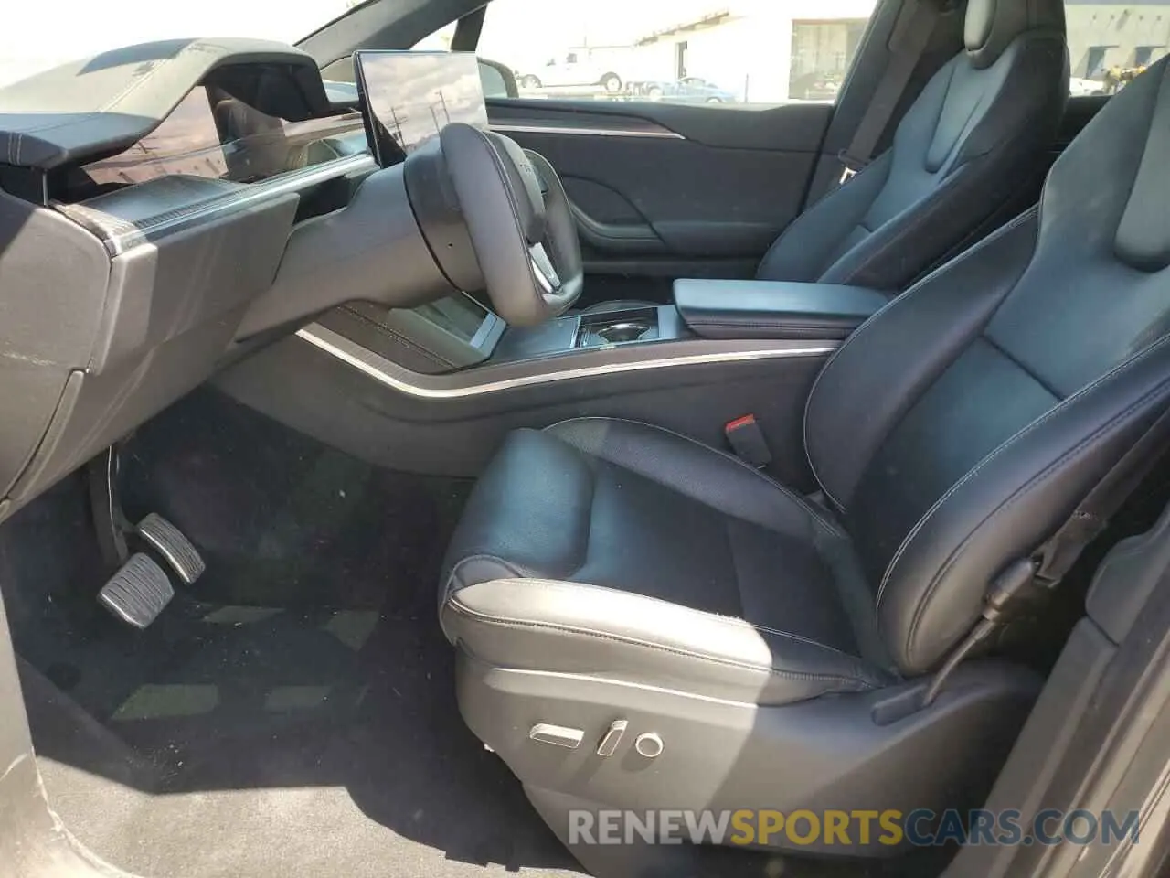 7 fotografías del automóvil dañado 7SAXCBE68NF362443 TESLA MODEL X 2022