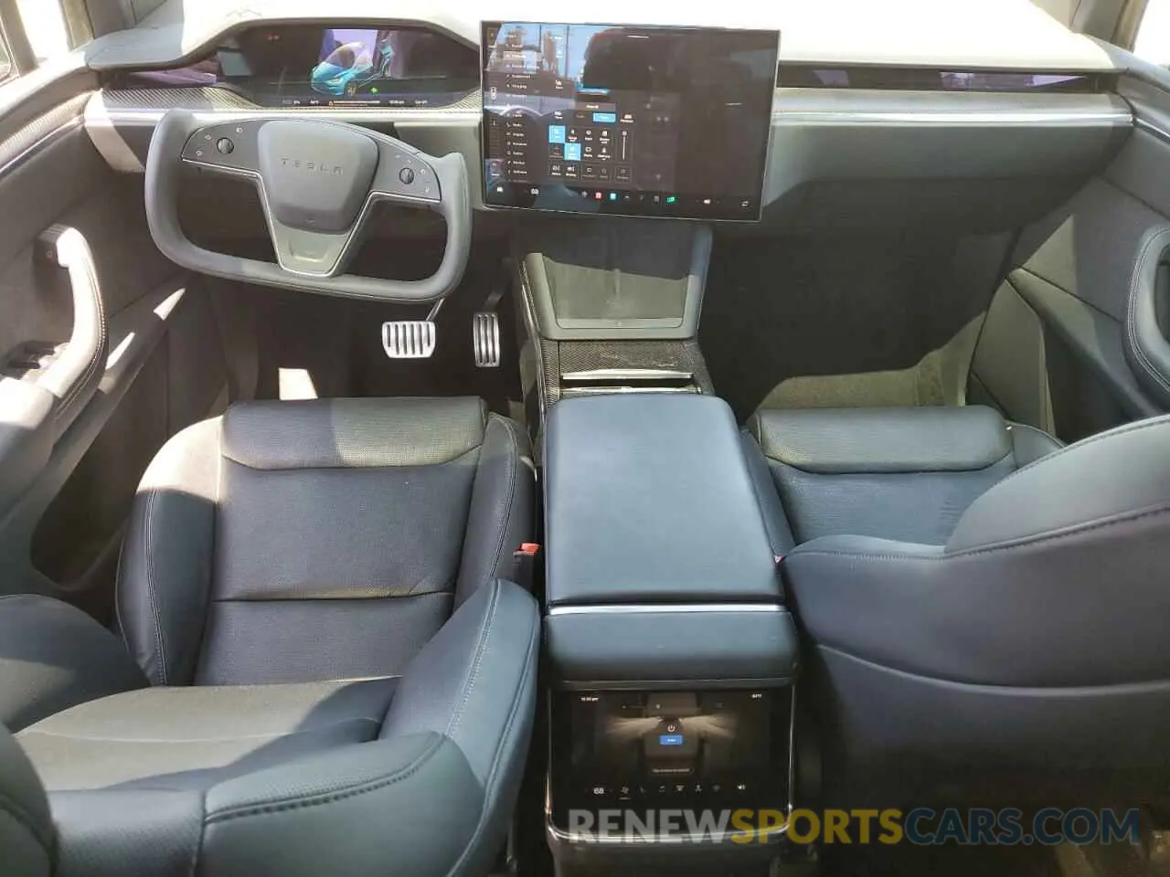 8 fotografías del automóvil dañado 7SAXCBE68NF362443 TESLA MODEL X 2022