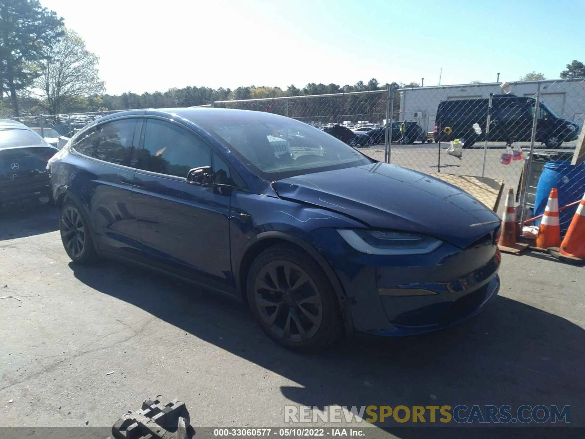 1 fotografías del automóvil dañado 7SAXCBE69NF332271 TESLA MODEL X 2022
