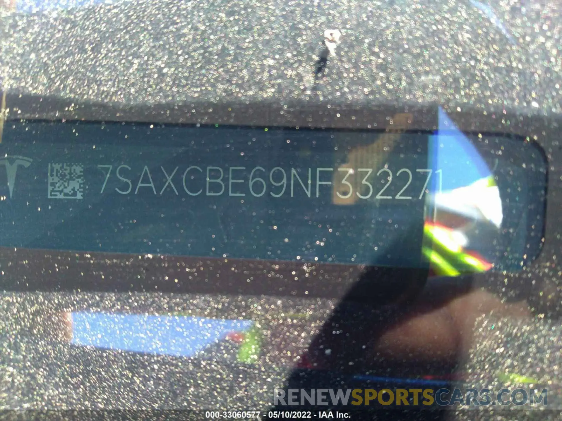 9 fotografías del automóvil dañado 7SAXCBE69NF332271 TESLA MODEL X 2022