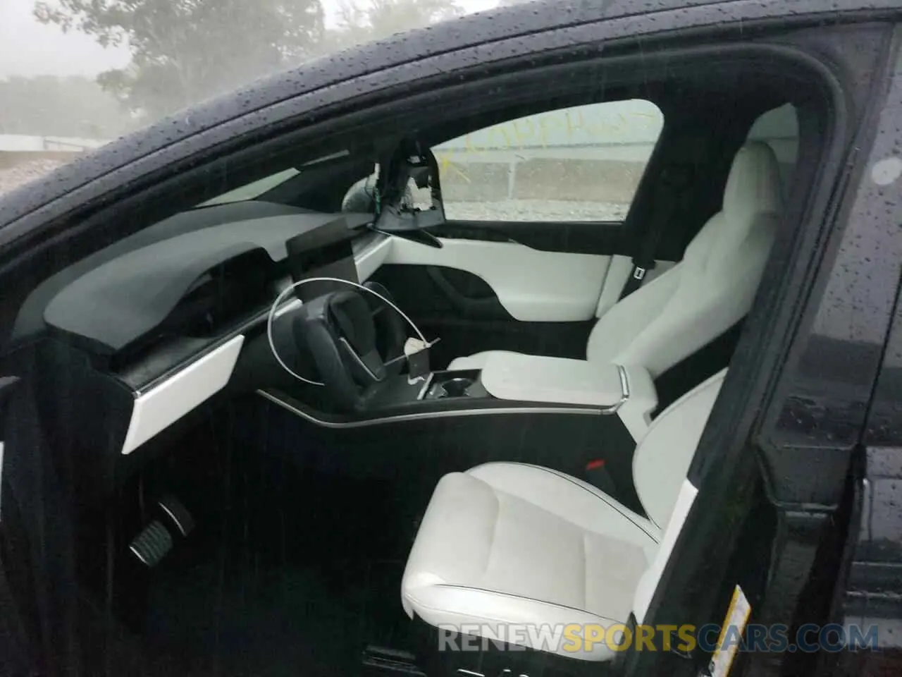 5 fotografías del automóvil dañado 7SAXCBE69NF343660 TESLA MODEL X 2022