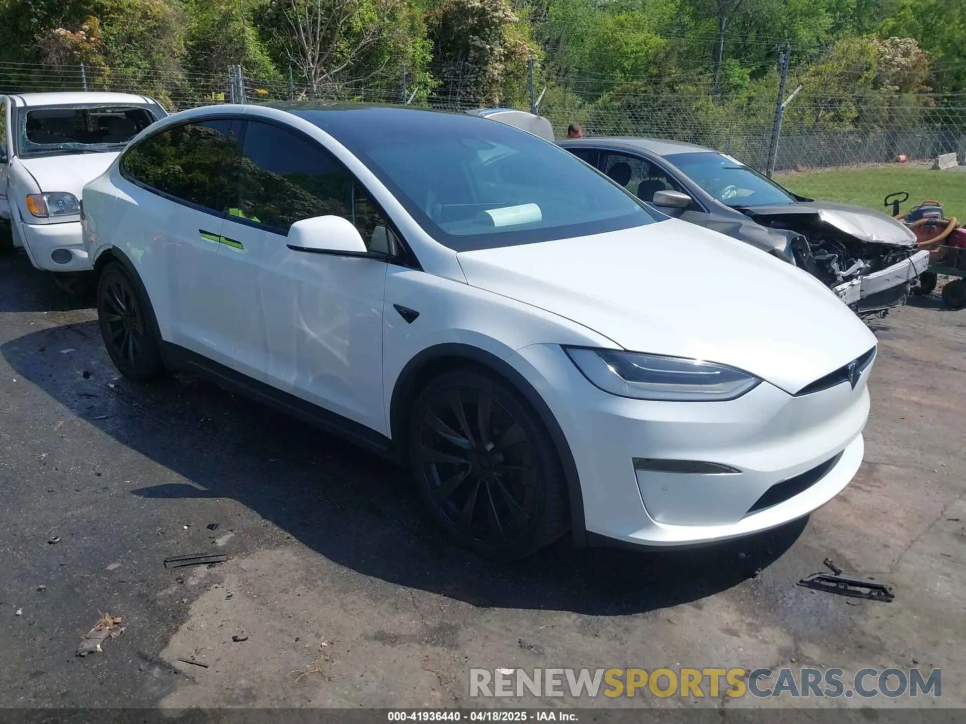 1 fotografías del automóvil dañado 7SAXCBE69NF354836 TESLA MODEL X 2022