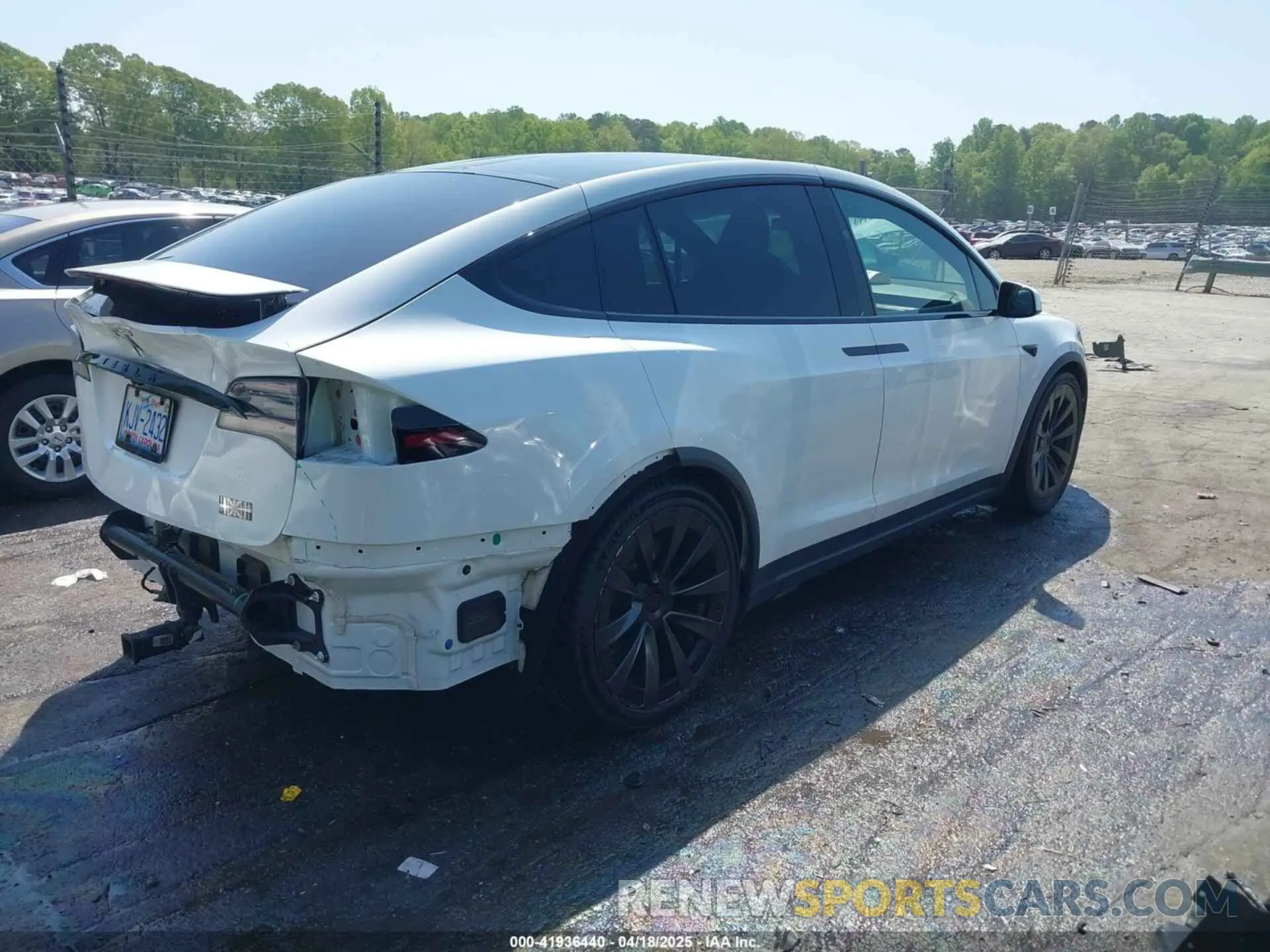 4 fotografías del automóvil dañado 7SAXCBE69NF354836 TESLA MODEL X 2022