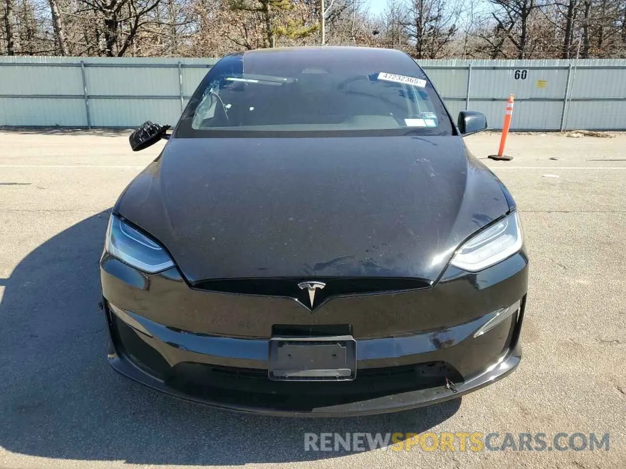 5 fotografías del automóvil dañado 7SAXCBE6XNF344722 TESLA MODEL X 2022