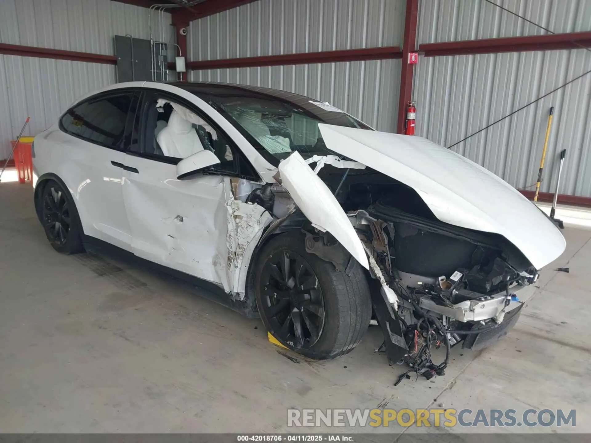 1 fotografías del automóvil dañado 7SAXCDE51NF342005 TESLA MODEL X 2022