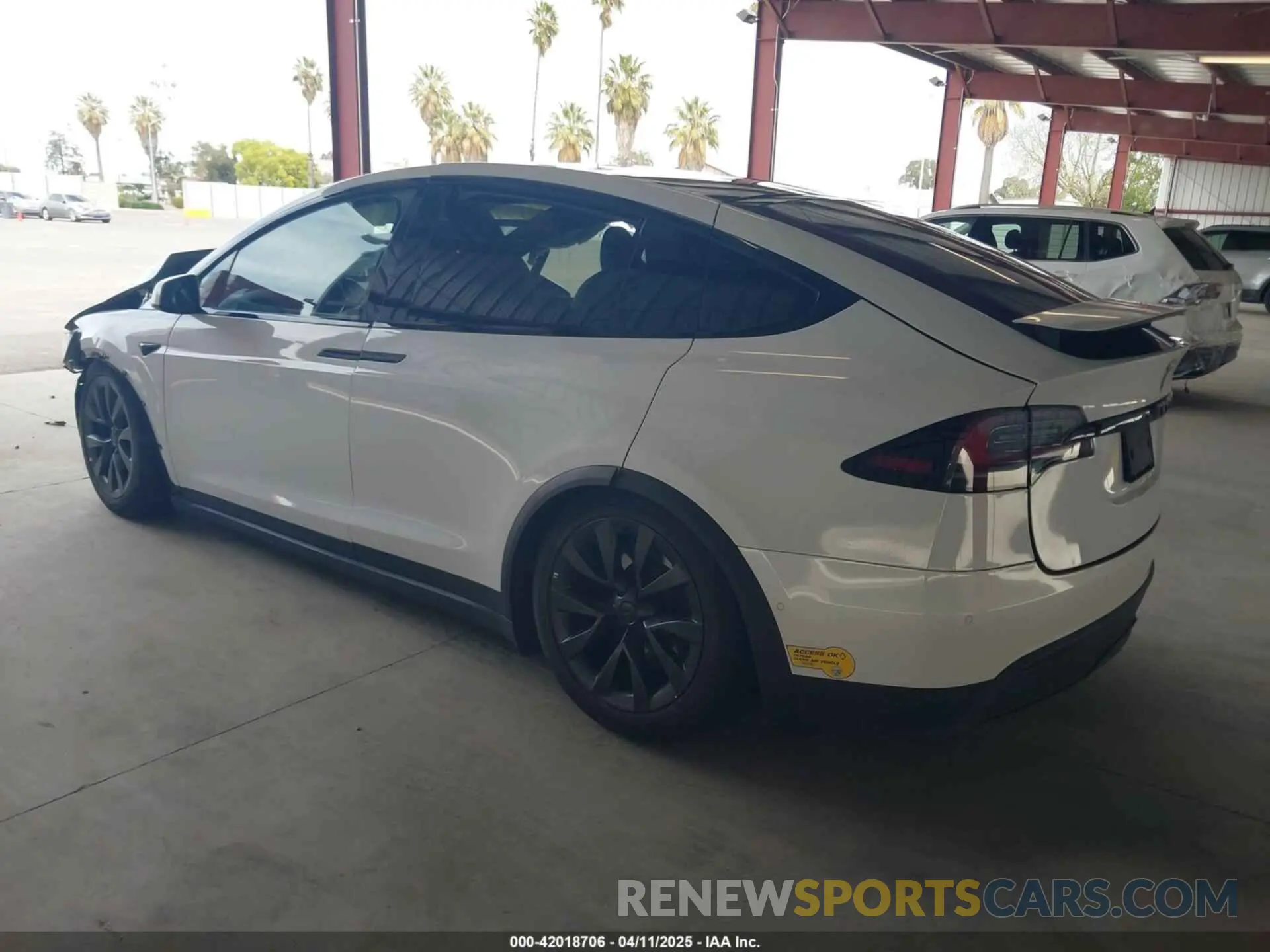 3 fotografías del automóvil dañado 7SAXCDE51NF342005 TESLA MODEL X 2022