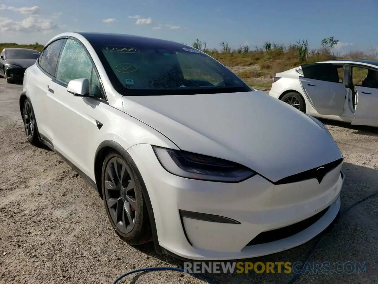1 fotografías del automóvil dañado 7SAXCDE53NF341938 TESLA MODEL X 2022